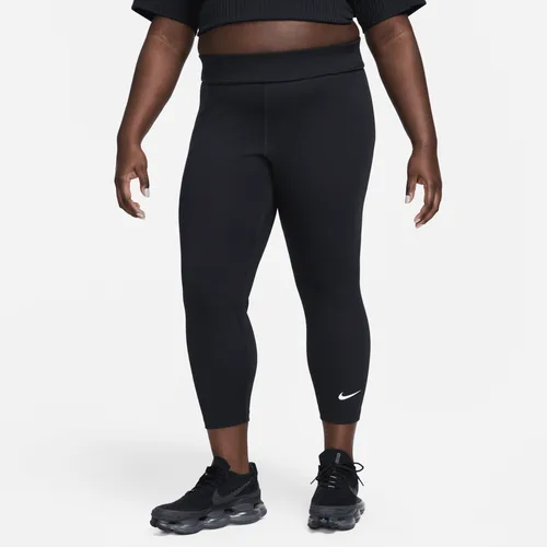 Nike Sportswear Classic Women's High-Waisted 7/8 Leggings - Black - Polyester