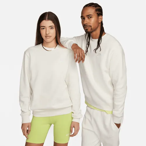 Nike Sportswear Club Fleece Men's Crew - White - Polyester