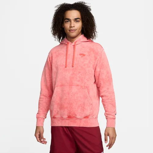 Nike Sportswear Club Fleece Men's Pullover Hoodie - Red - Cotton