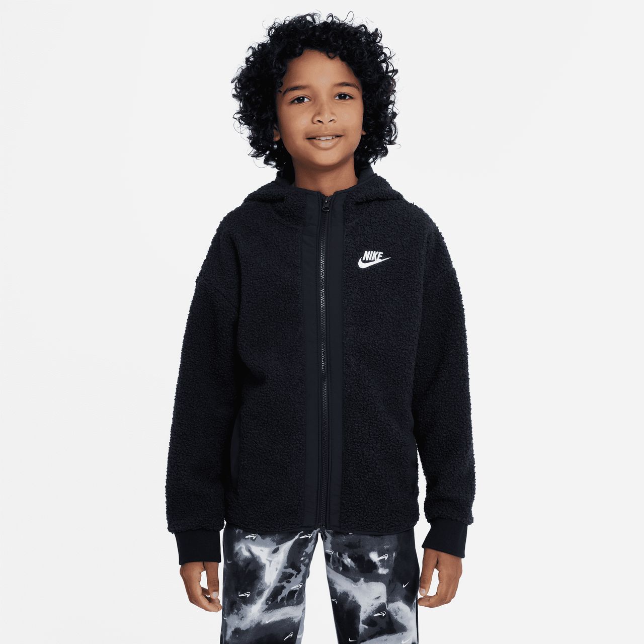 Nike Sportswear Club Fleece Older Kids' (Boys') Full-Zip Winterized ...
