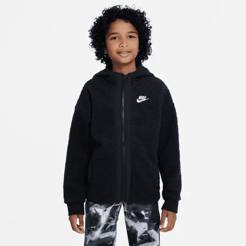 Nike Sportswear Club Fleece Older Kids' (Boys') Full-Zip Winterized Hoodie - Black