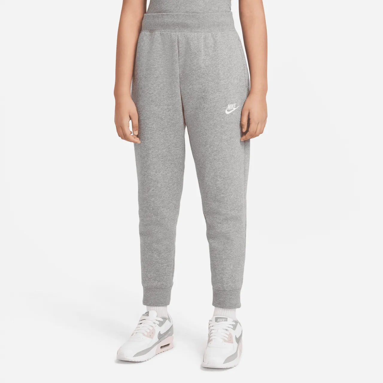 Nike Sportswear Club Fleece Older Kids' (Girls') Trousers - Grey