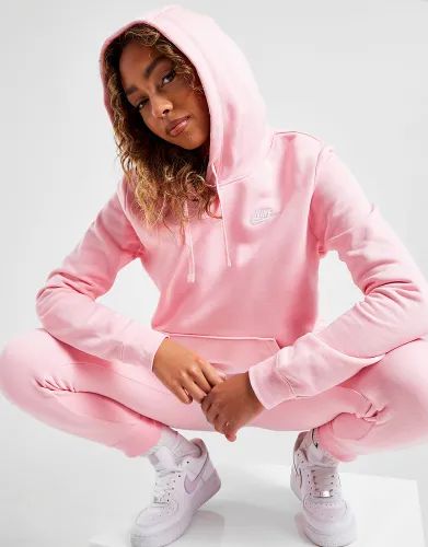 Nike Sportswear Club Fleece Overhead Hoodie - Pink - Womens