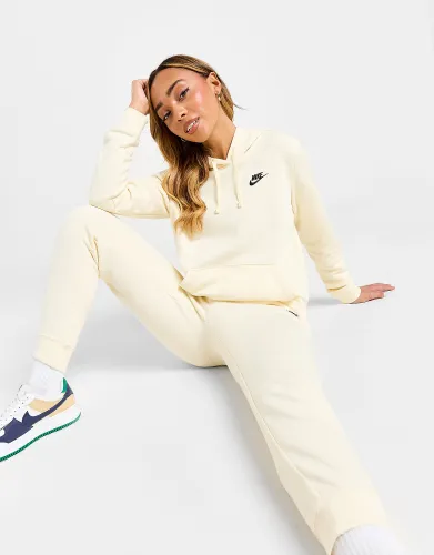 Nike Sportswear Club Fleece Overhead Hoodie - White - Womens