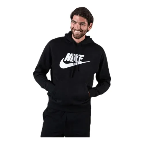 Nike Sportswear Club Fleece Pullover Hoodie - Black/(White)