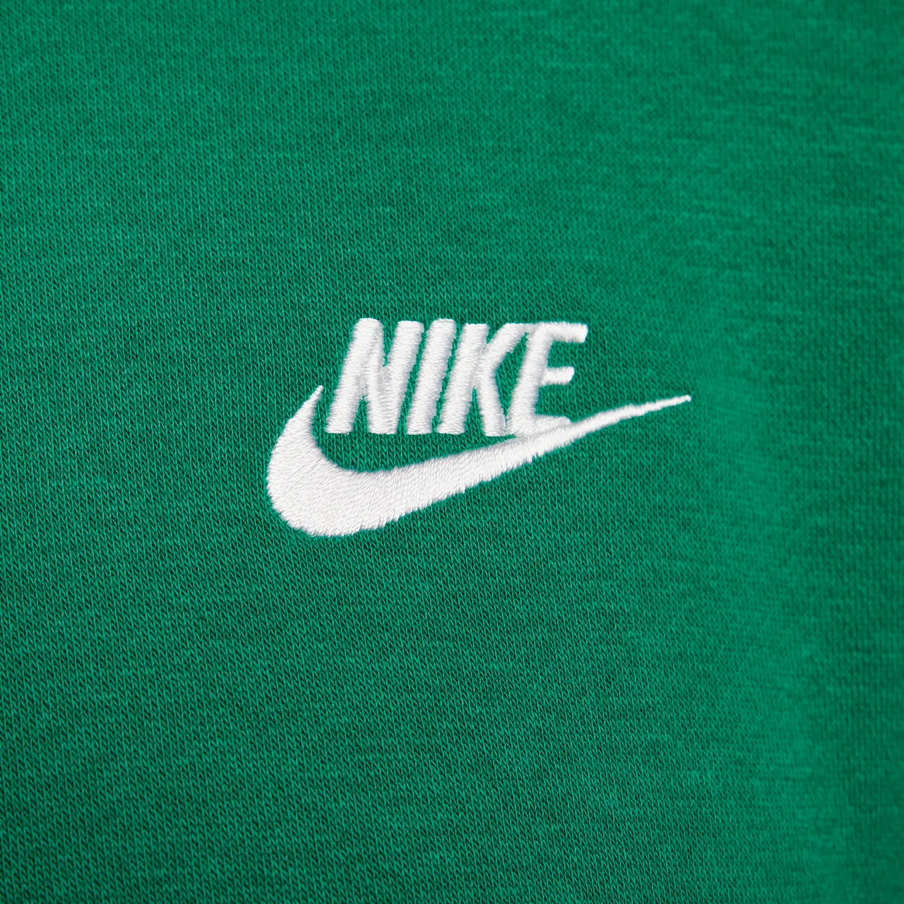 Nike Sportswear Club Fleece Pullover Hoodie - Green - Cotton
