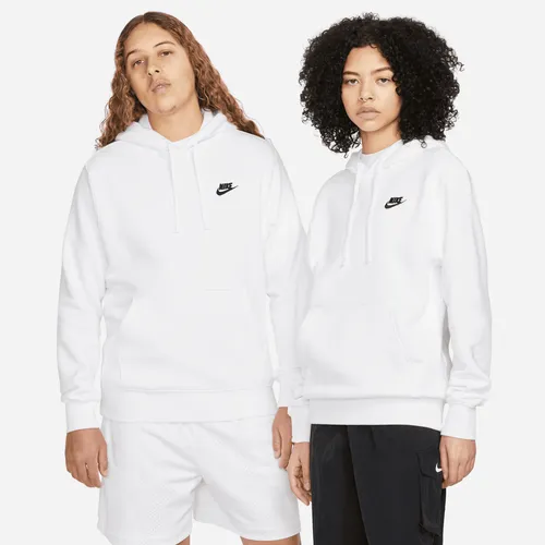 Nike Sportswear Club Fleece Pullover Hoodie - White - Cotton