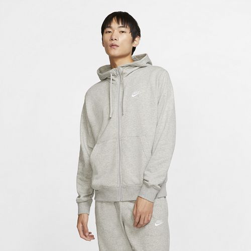 Nike Sportswear Club Men's Full-Zip Hoodie - Grey