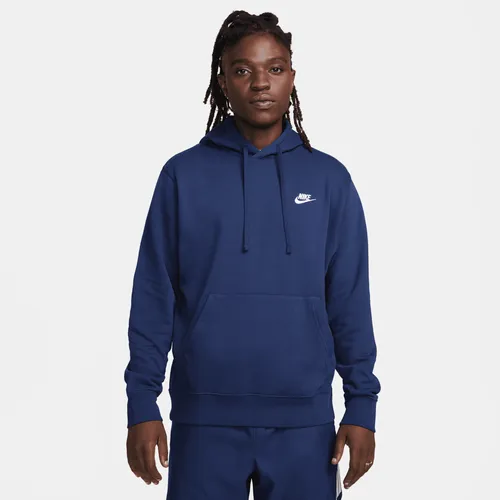 Nike Sportswear Club Men's Pullover Hoodie - Blue - Cotton