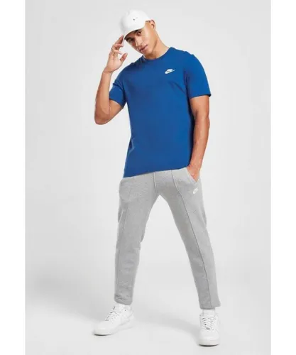 Nike Sportswear Club Mens T Shirt in Blue Jersey