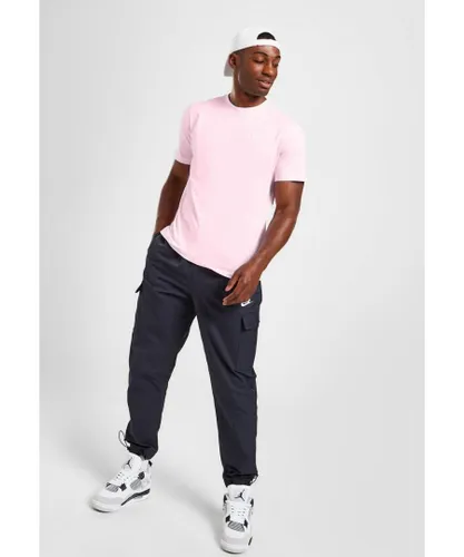 Nike Sportswear Club Mens T Shirt in Pink Jersey