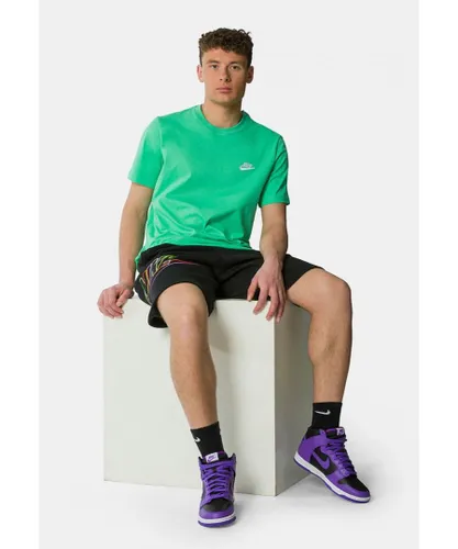 Nike Sportswear Club Mens T Shirt in Spring Green Jersey