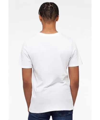 Nike Sportswear Club Mens T Shirt in White Cotton