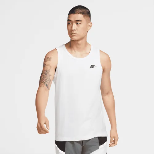 Nike Sportswear Club Men's Tank Top - White - Cotton