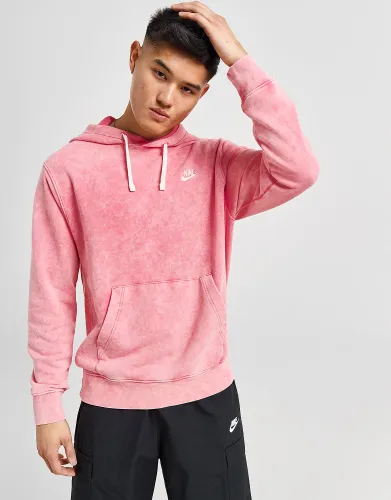 Nike Sportswear Club Washed Hoodie - Pink - Mens