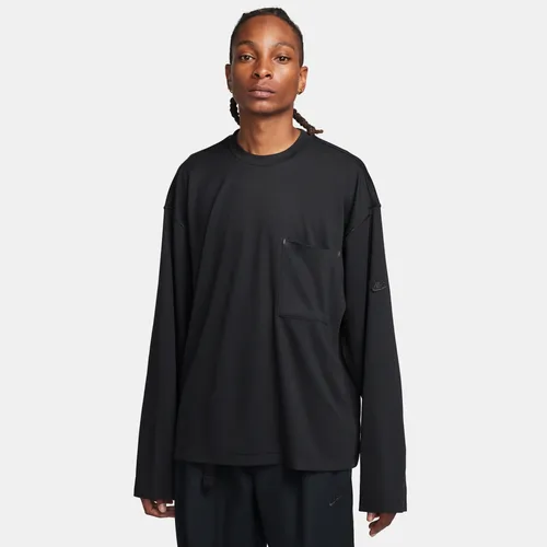Nike Sportswear Dri-FIT Tech Pack Men's Long-Sleeve Top - Black - Polyester