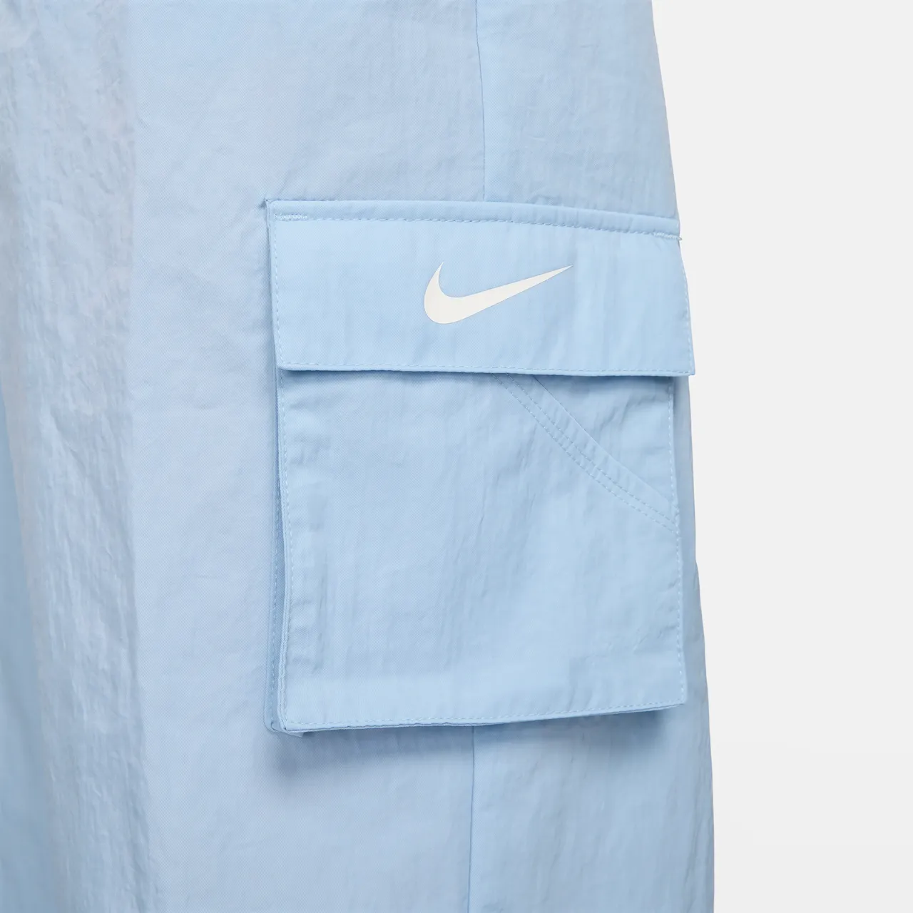 Nike Sportswear Essential Women's High-Rise Woven Cargo Trousers - Blue - Nylon