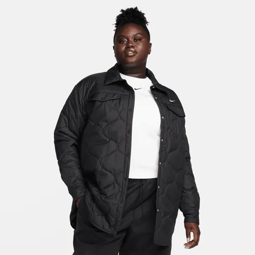 Nike Sportswear Essential Women's Quilted Trench - Black - Polyester