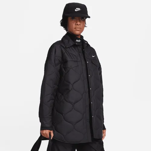 Nike Sportswear Essential Women's Quilted Trench - Black - Polyester