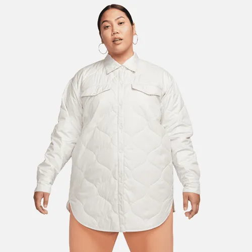 Nike Sportswear Essential Women's Quilted Trench - Brown - Polyester