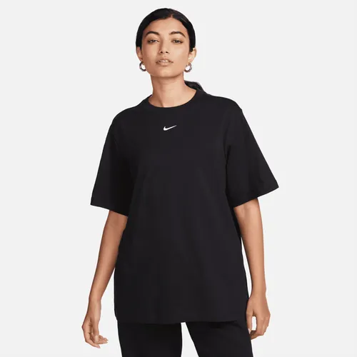 Nike Sportswear Essential Women's T-Shirt - Black - Organic Cotton