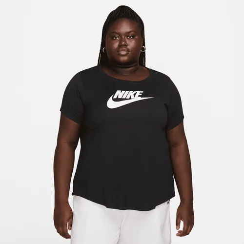 Nike Sportswear Essentials Women's Logo T-Shirt - Black - Cotton
