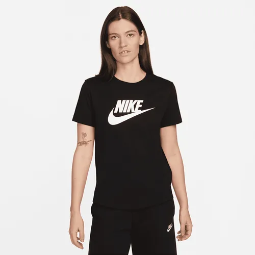 Nike Sportswear Essentials Women's Logo T-Shirt - Black - Cotton