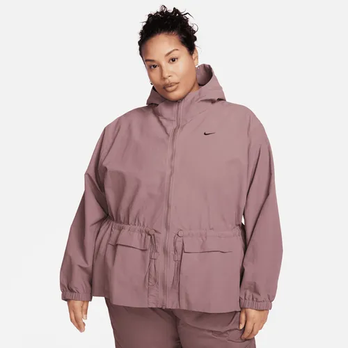 Nike Sportswear Everything Wovens Women's Oversized Hooded Jacket - Purple - Nylon