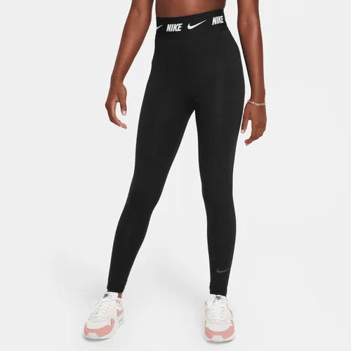 Nike Sportswear Favourites Older Kids' (Girls') High-Waisted Leggings - Black