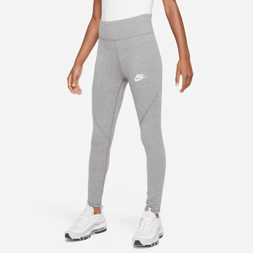 Nike Sportswear Favourites Older Kids' (Girls') High-Waisted Leggings - Grey