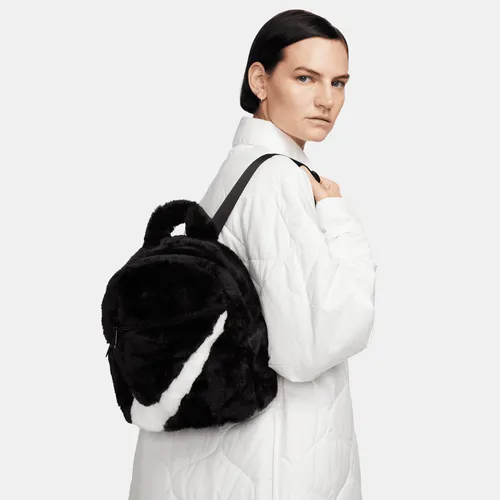 Nike Sportswear Futura 365 Faux Fur Mini Backpack (6L) - Black - Polyester