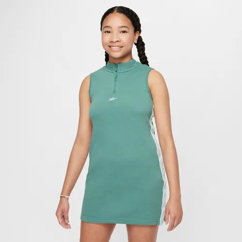 Nike Sportswear Girls' Dress - Green - Polyester