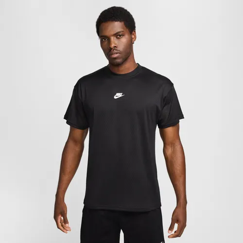 Nike Sportswear Max90 Men's Dri-FIT Mesh T-Shirt - Black - Polyester