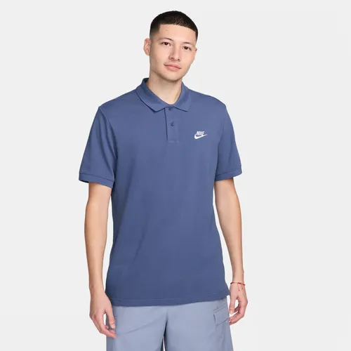 Nike Sportswear Men's Polo - Blue - Cotton