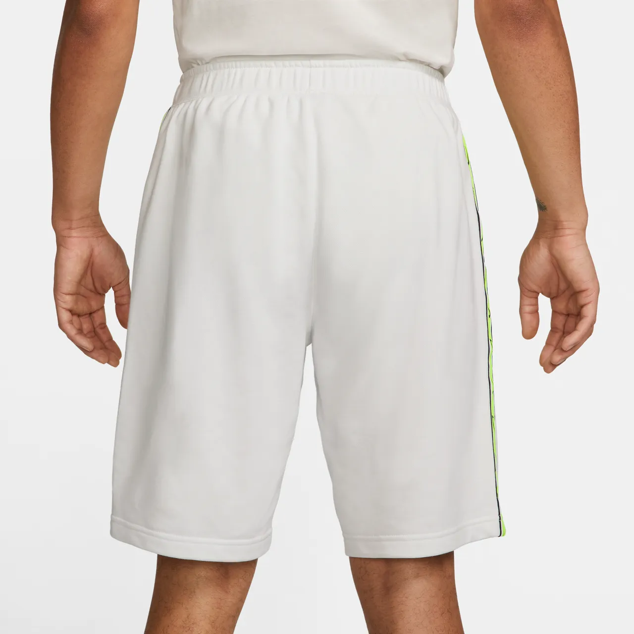 Nike Sportswear Men's Repeat French Terry Shorts - White - Cotton