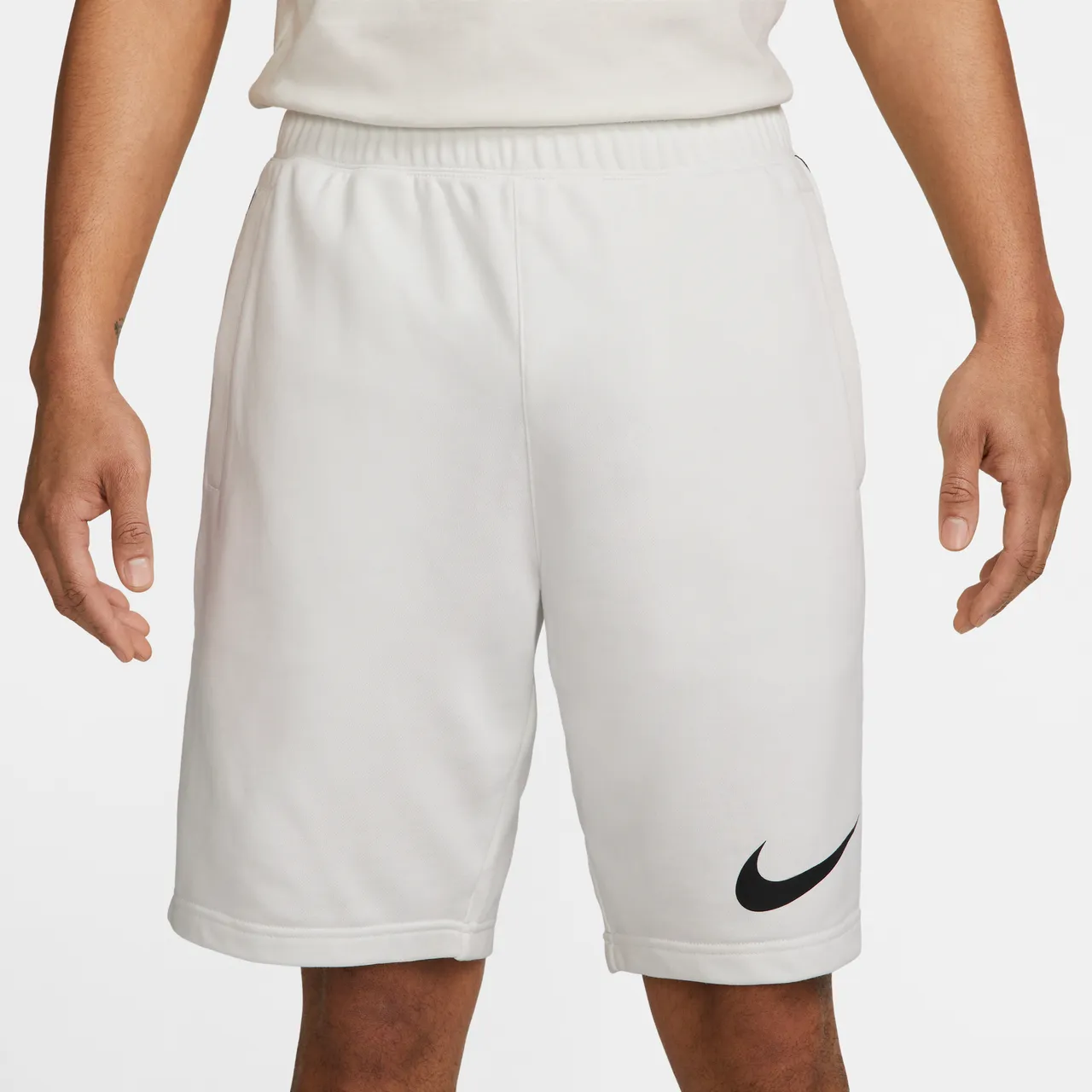 Nike Sportswear Men's Repeat French Terry Shorts - White - Cotton