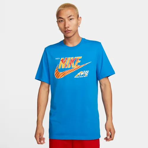 Nike Sportswear Men's T-Shirt - Blue - Cotton