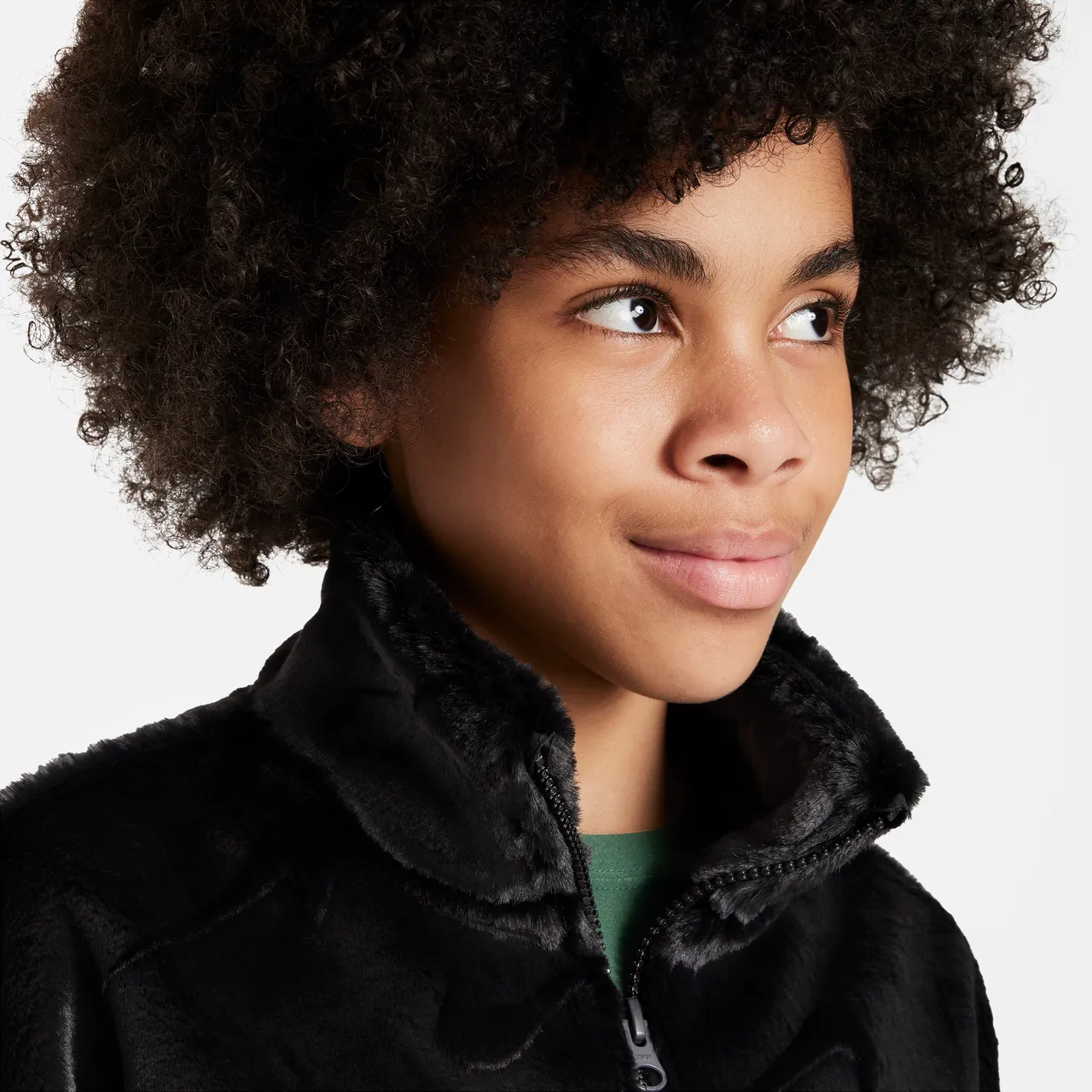 Nike Sportswear Older Kids' (Girls') Jacket - Black - Polyester