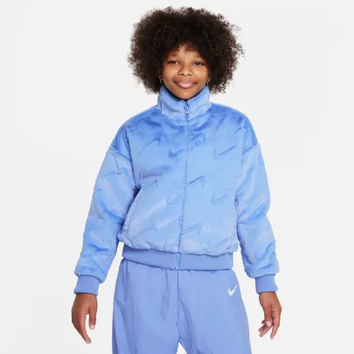 Nike Sportswear Older Kids' (Girls') Jacket - Blue