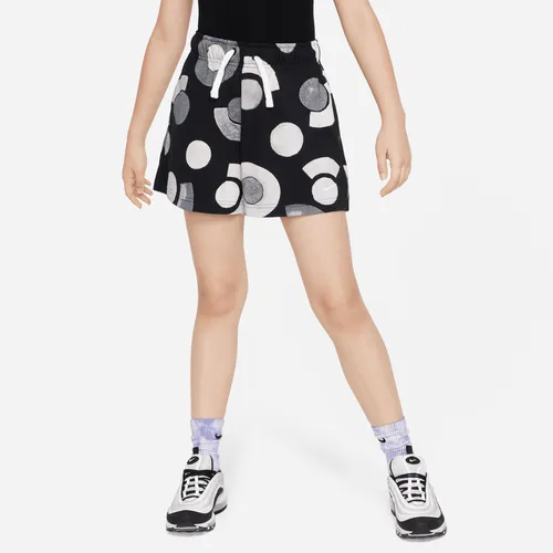 Nike Sportswear Older Kids' (Girls') Shorts - Black - Cotton