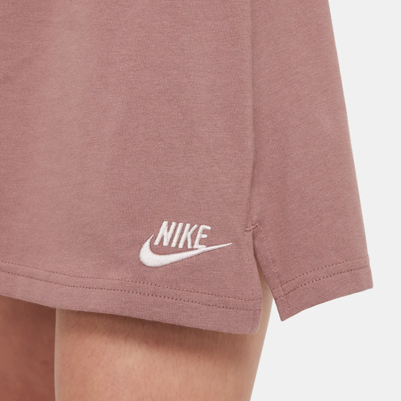 Nike Sportswear Older Kids' (Girls') Shorts - Purple - Cotton