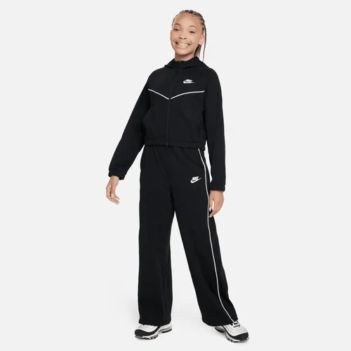 Nike Sportswear Older Kids' (Girls') Tracksuit - Black - Polyester