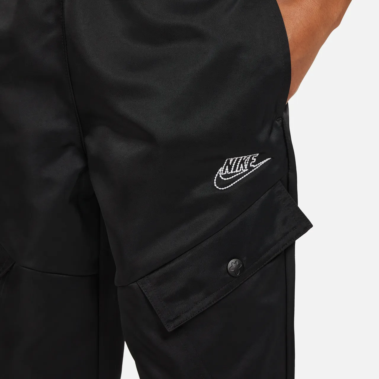 Nike Sportswear Older Kids' (Girls') Trousers - Black - Polyester