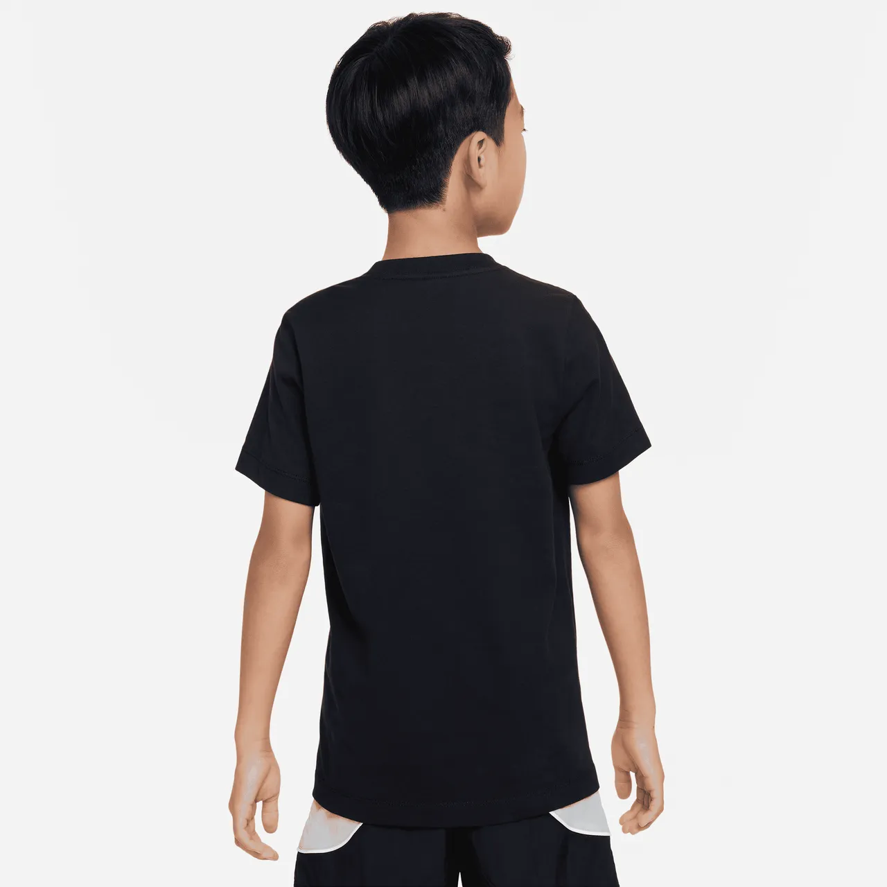 Nike Sportswear Older Kids' T-Shirt - Black - Cotton