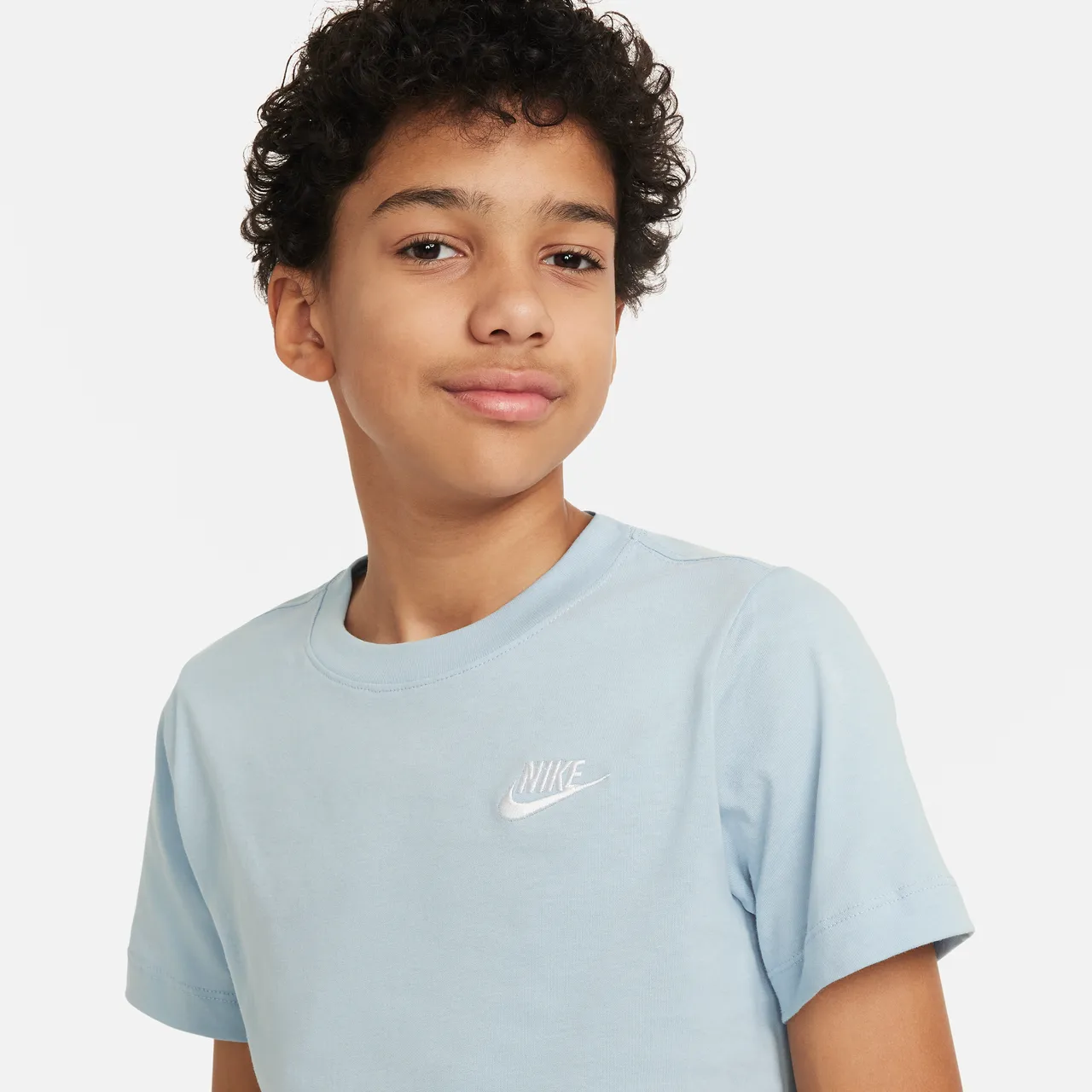 Nike Sportswear Older Kids' T-Shirt - Blue - Cotton
