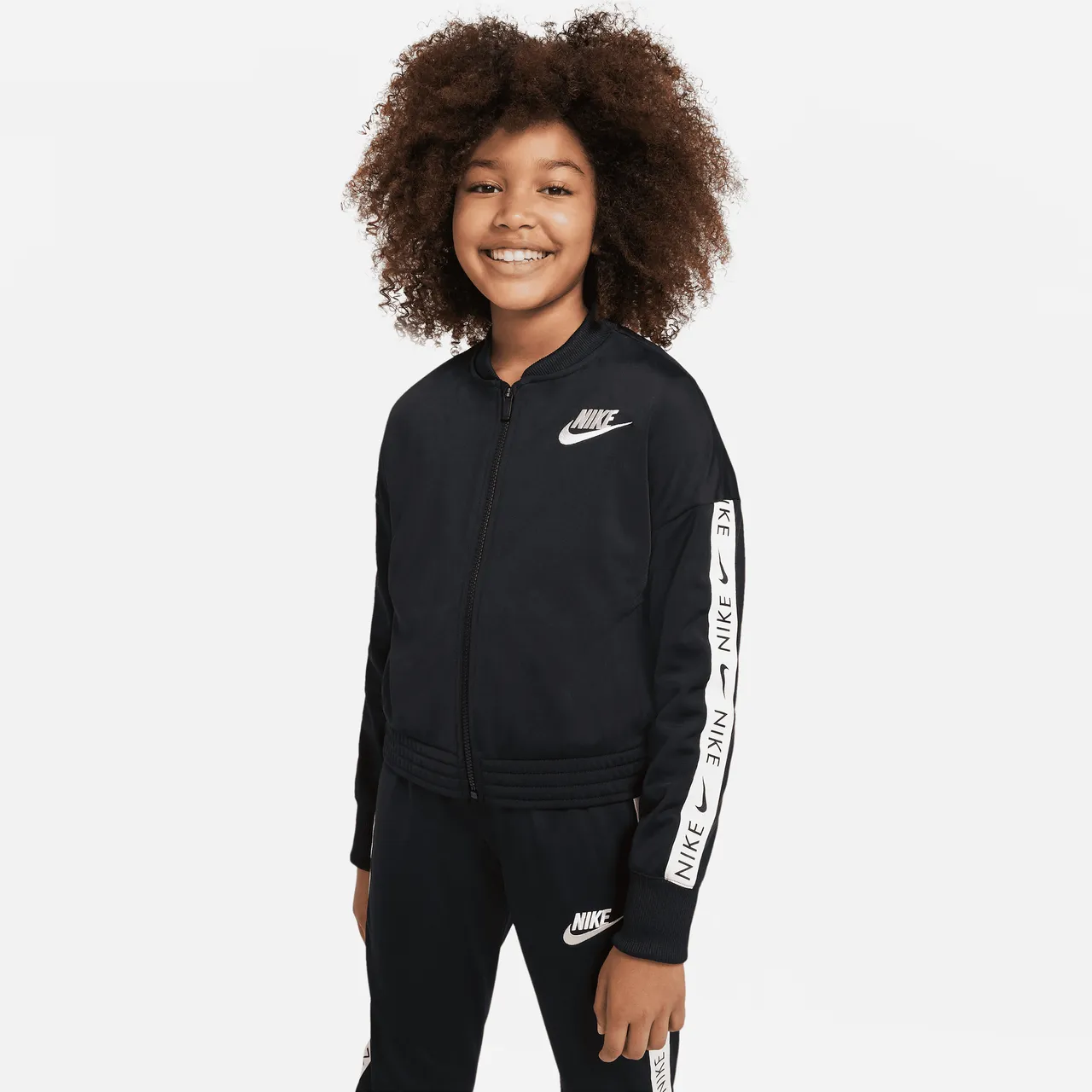 Nike Sportswear Older Kids' Tracksuit - Black - Polyester