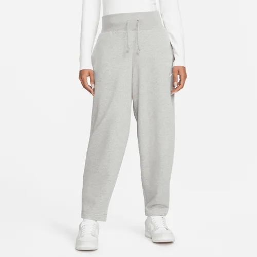 Nike Sportswear Phoenix Fleece Women's High-Waisted Curve 7/8 Tracksuit Bottoms - Grey - Polyester