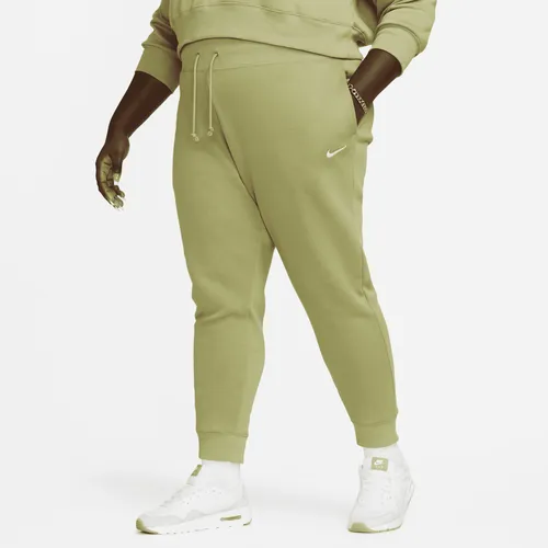 Nike Sportswear Phoenix Fleece Women's High-Waisted Joggers - Green - Polyester