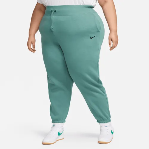 Nike Sportswear Phoenix Fleece Women's High-Waisted Oversized Tracksuit Bottoms - Green - Polyester