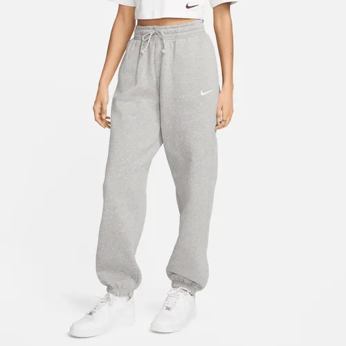 Nike Sportswear Phoenix Fleece Women's High-Waisted Oversized Tracksuit Bottoms - Grey - Polyester